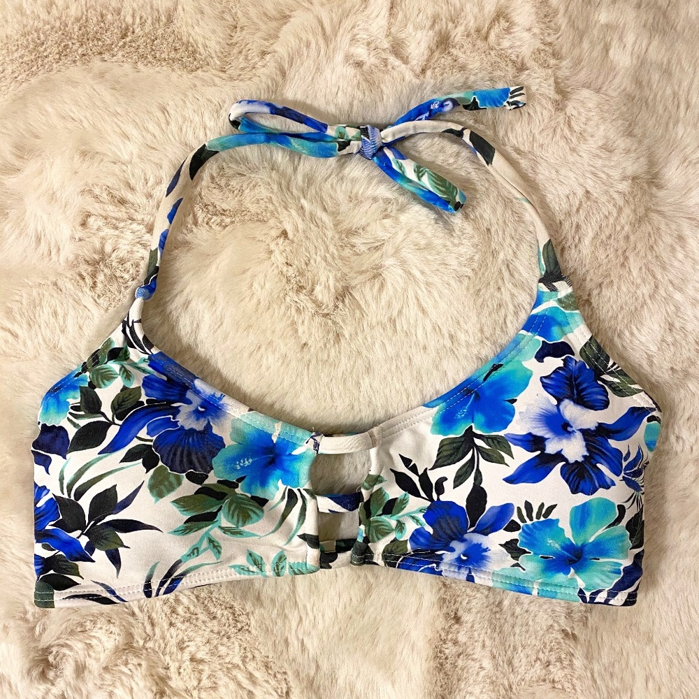 Midori Blue Hibiscus  - TOP - Bikini - Swimsuit